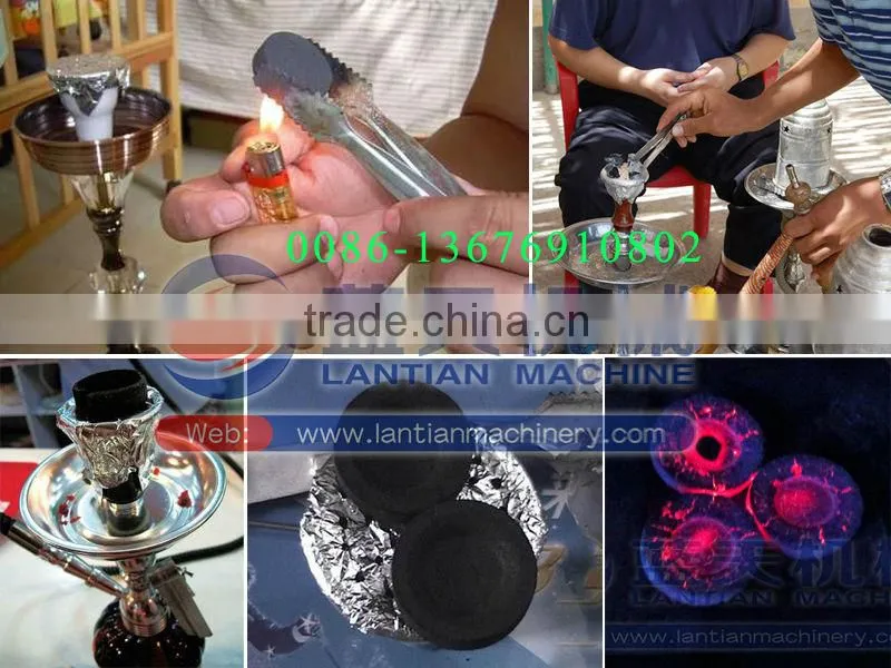Long Burning Smokeless Shisha Forming Machine