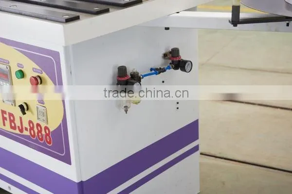 FBJ-888 EVOK new type hand manual double-face gluing curve & straight pvc edge banding machine