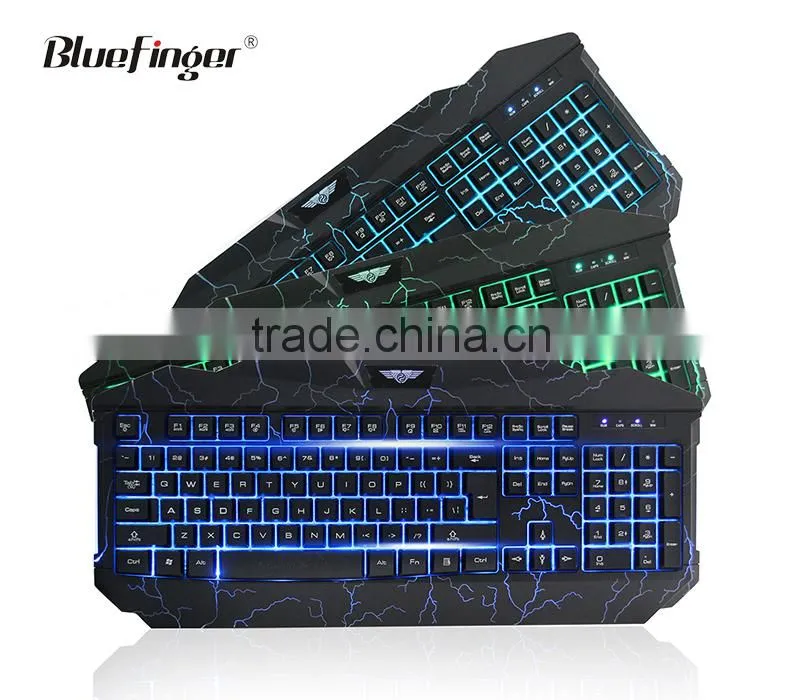 USB Wired illuminated keyboard for desktop and laptop