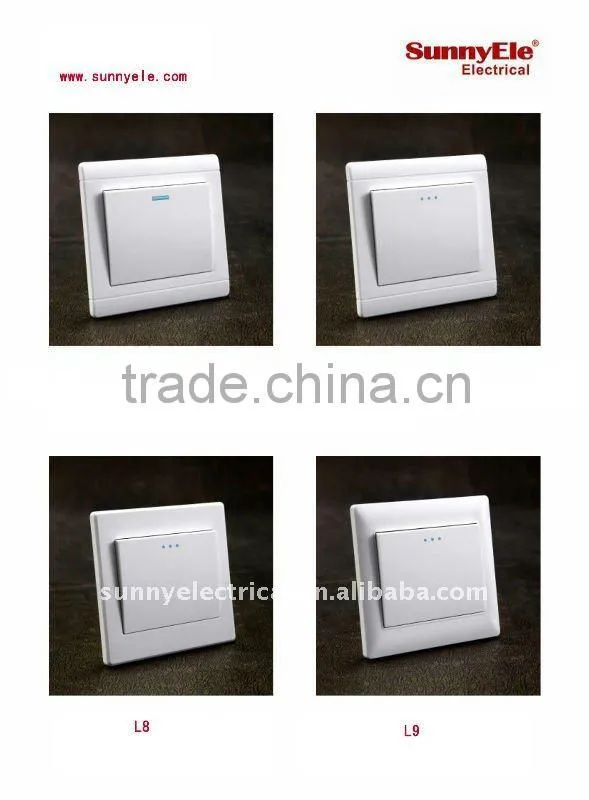doorbell switch, white panel