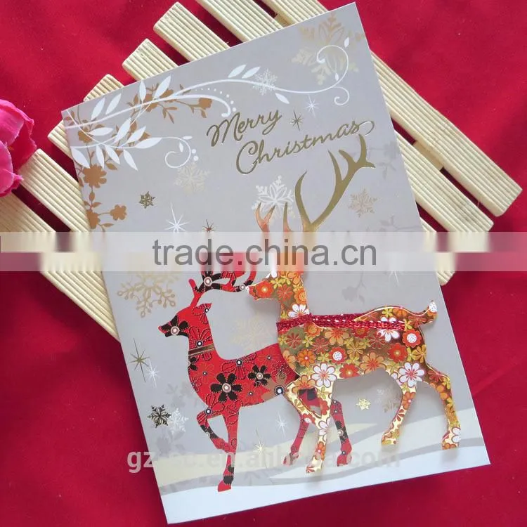 Nice custom handmade chrismas greeting cards