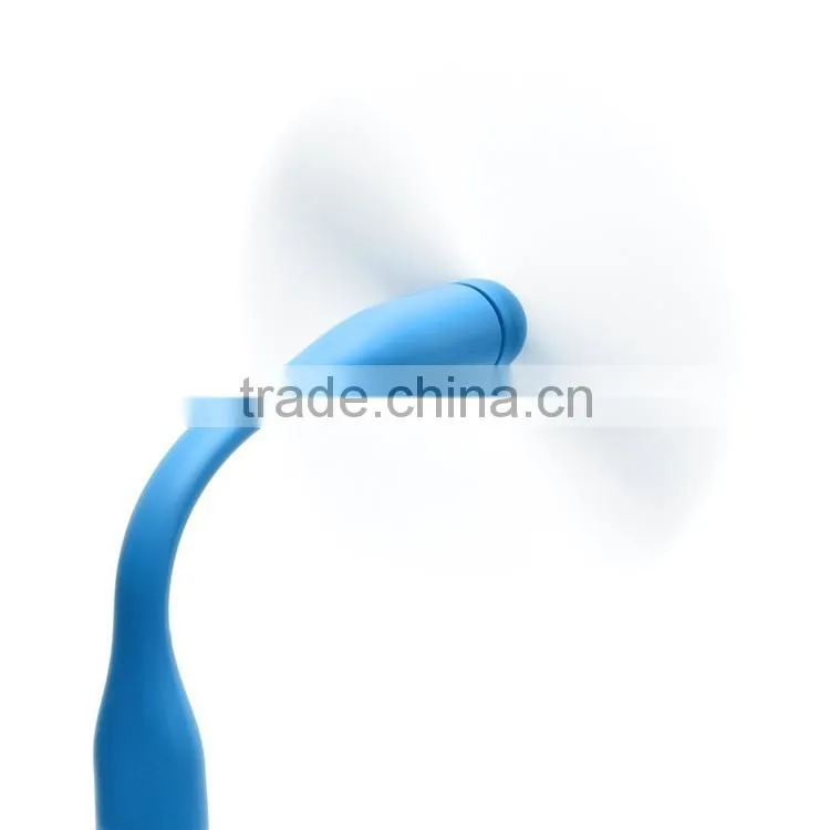 Portable USB Desk Soft Fan Leaves Super Mute Flexible for Laptop Office