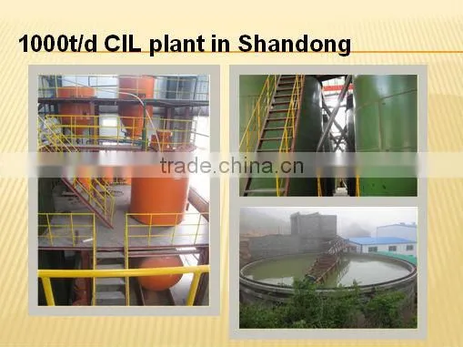Desorption electrowinning set for gold cyanidation process CIL Plant in Jinpeng company