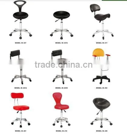 5 seaters black waiting chairs K107