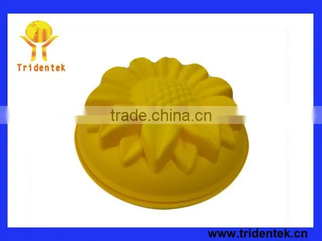 FDA & LFGB food grade silicone sunflower cake decorating