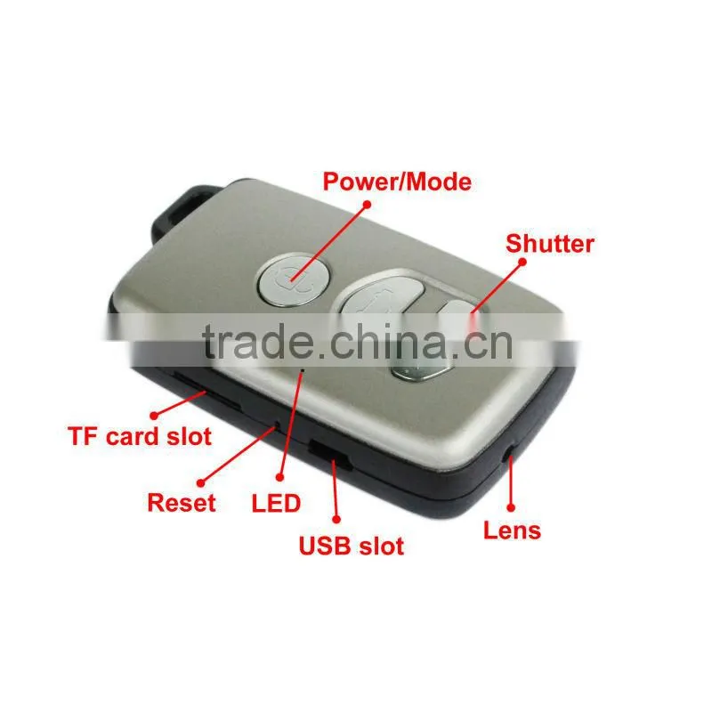 1280*960 Car Key Hidden Camera Car Key Camera