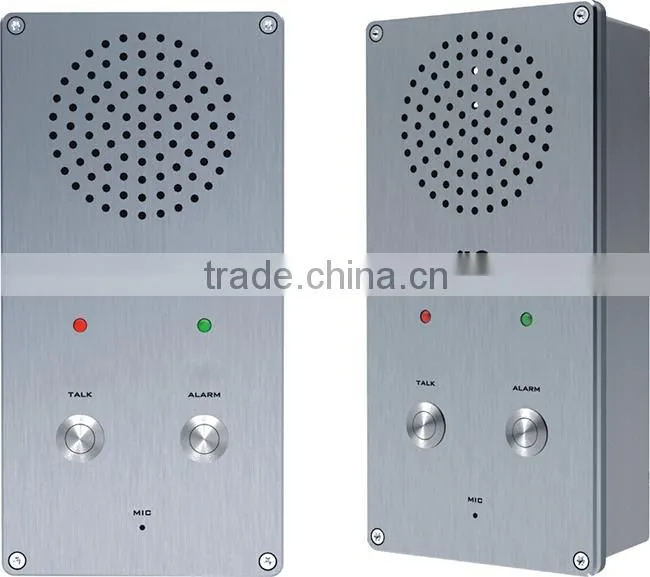 Cheap emergency call IP based audio waterproof intercom system