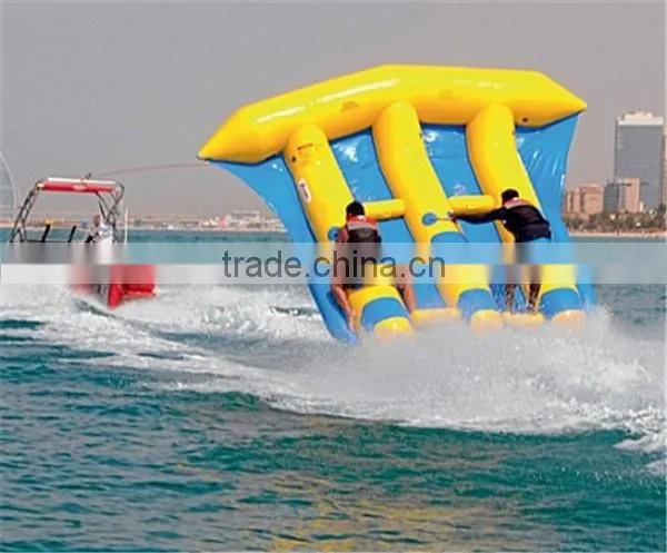 crazy PVC well materia water toy,inflatable flying fish for sea