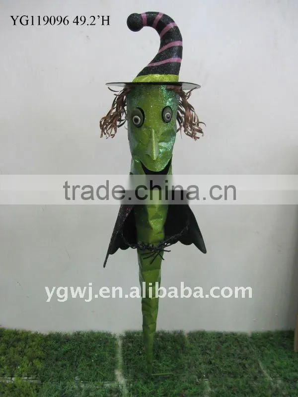 Metal Garden scarecrow stake halloween