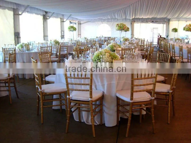 latest metal white wedding chair
