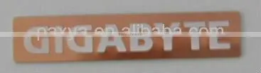 Metal sticker/adhesive sticker/sticker label