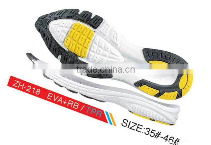 eouropen quality standard running rubber Eva shoes sole