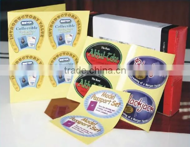 Printing letterpress logo aluminium-foil label adhesive sticker food grade label