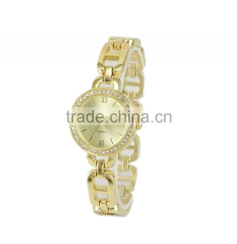New models leisure style women's chain dress watch amazing sunray dial bright Japan quartz watches woman and girls