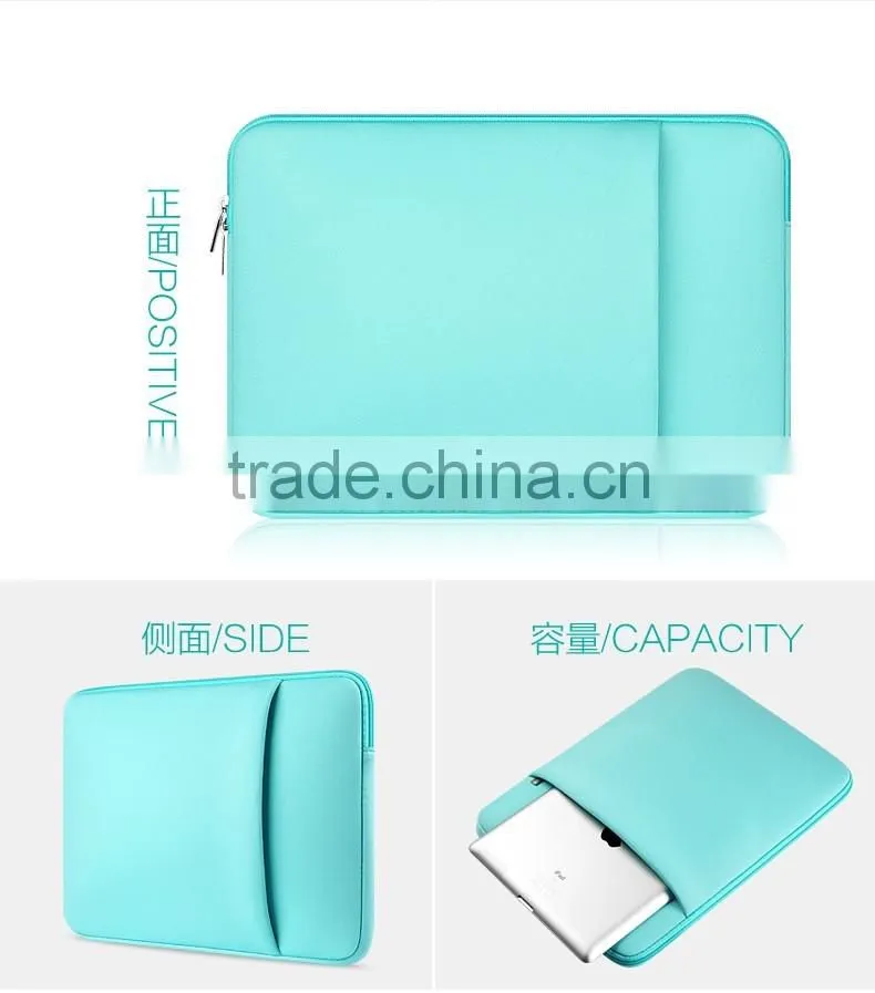 Laptop carrying bag neoprene handbag sleeve bag for macbook pro air retina available for 11''13''15''