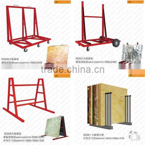 PS004 MDF/HDF display board with handle/customized display boards for ceramic tiles marble mosaic tile and granite tiles