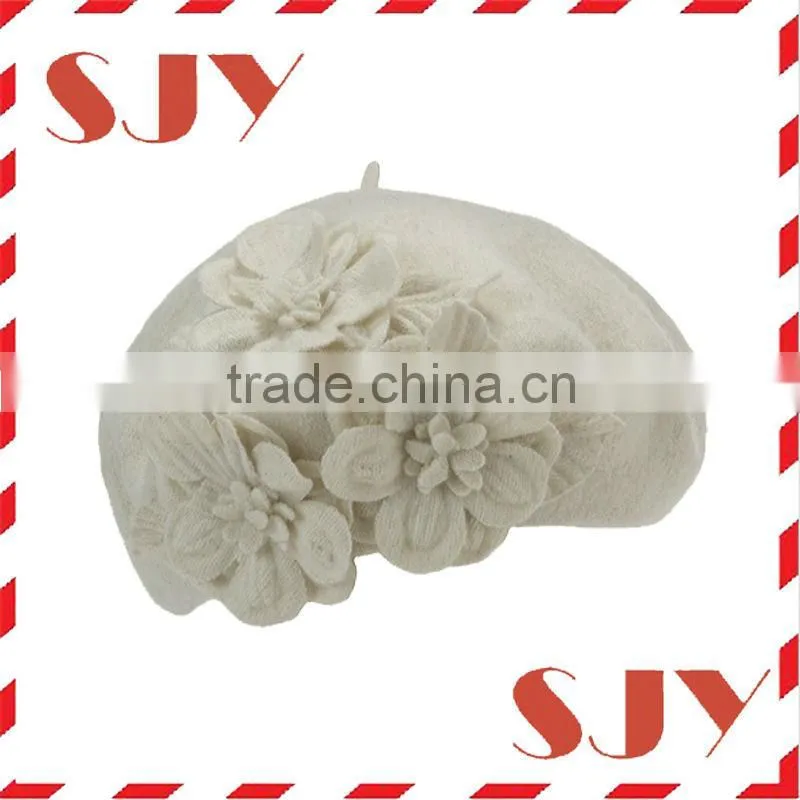 2014 New style Wool felt franch fashion beret for girls