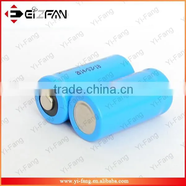 Powerful EFAN IFR 16340 3.2V 400mAh LiFePO4 Rechargeable battery