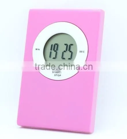 High quality MP3 shaped magnetic LCD digital kitchen timer