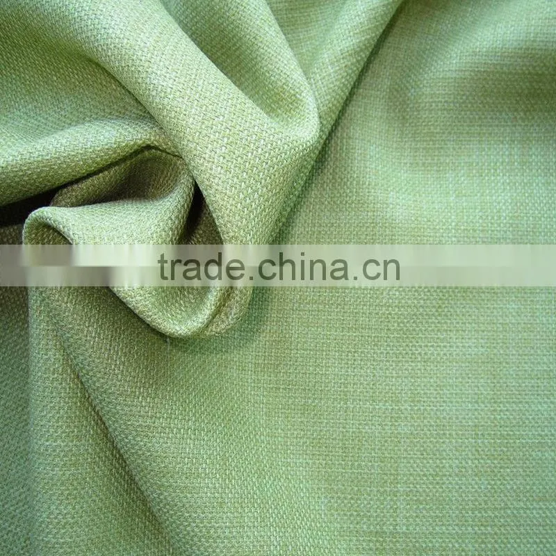 100% polyester imitate linen fabric boned with knitting fabric