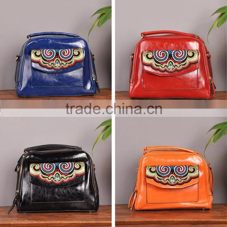 2016 new arrival fashion women handbag good leather bag