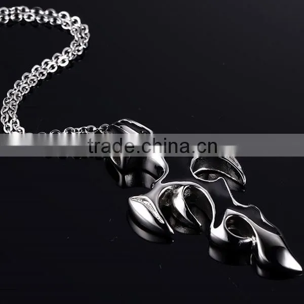 High Quality 2016 Sword Cross Design Stainless Steel Necklace
