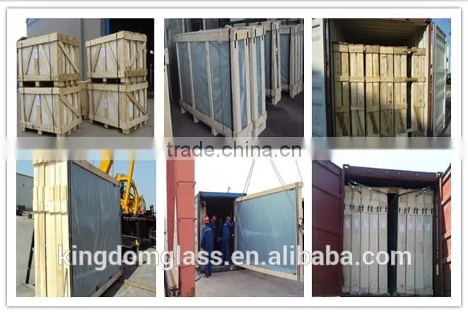 Frist Grade clear & ultra clear tempered glass for shower room