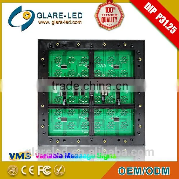 high brightness P31.25 VMS LED traffic display