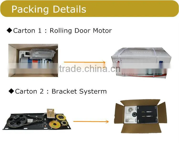 DC 200Kg rolling door motor 24v motor side sliding door operator