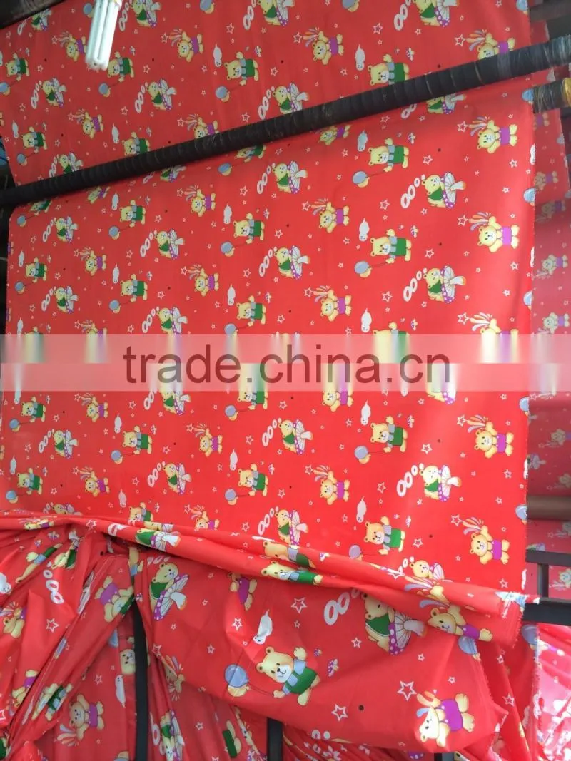 2015 new design polyester microfiber textile fabric for bedding