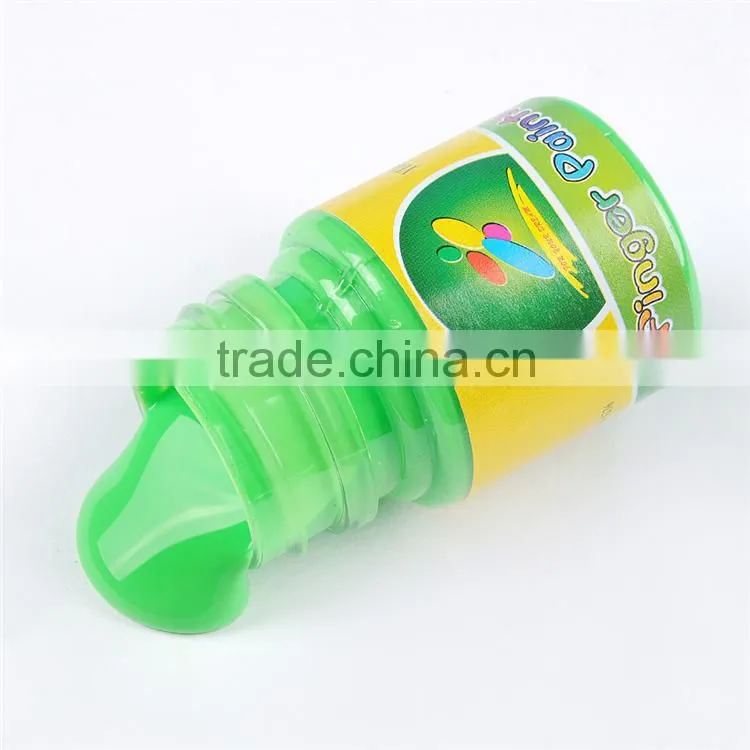 wholesale chinjoo 30ml finger paint pots drawing safety for kids in plastic box