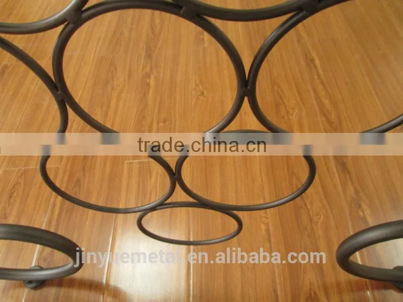 metal display wine rack