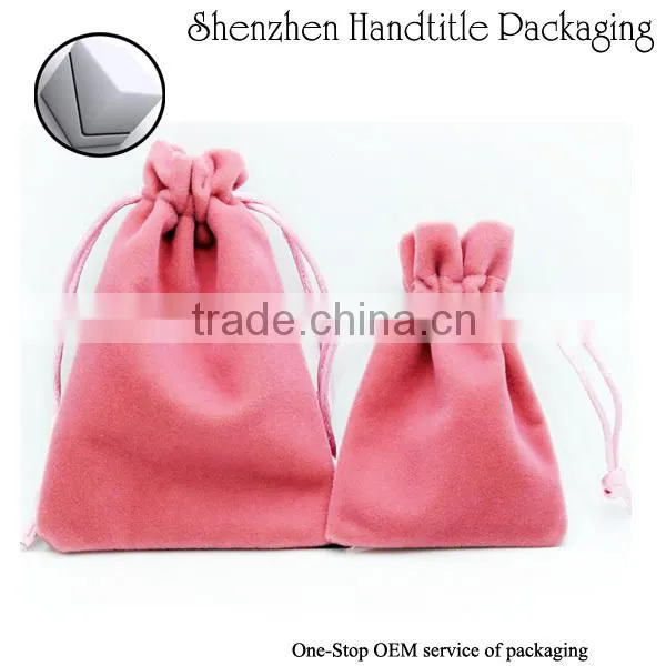 colorful high quality velvet pen pouch