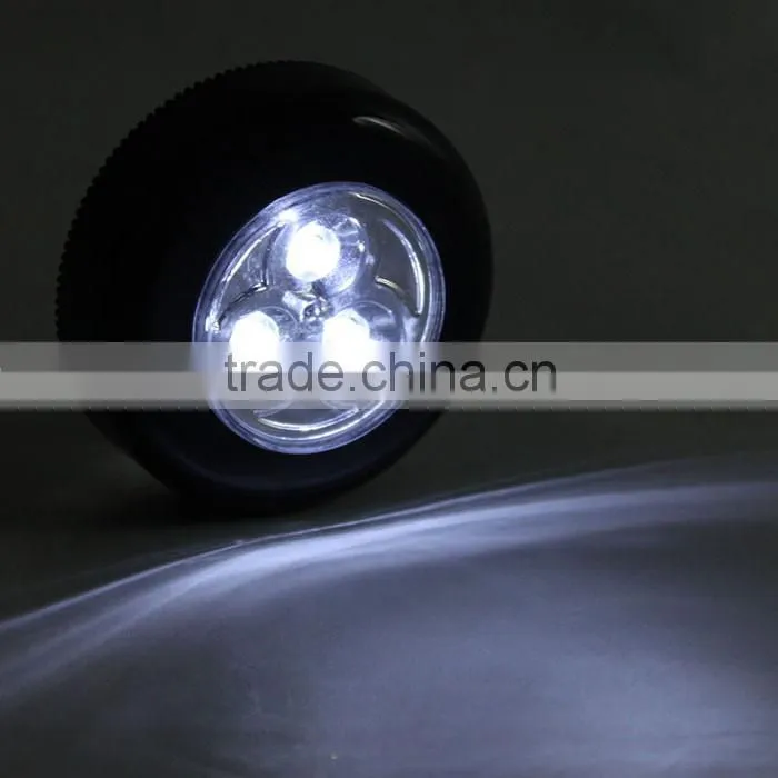 Free Sample Mini Cordless 3 LED Powered Stick LED Touch Lamp Touch Light Black