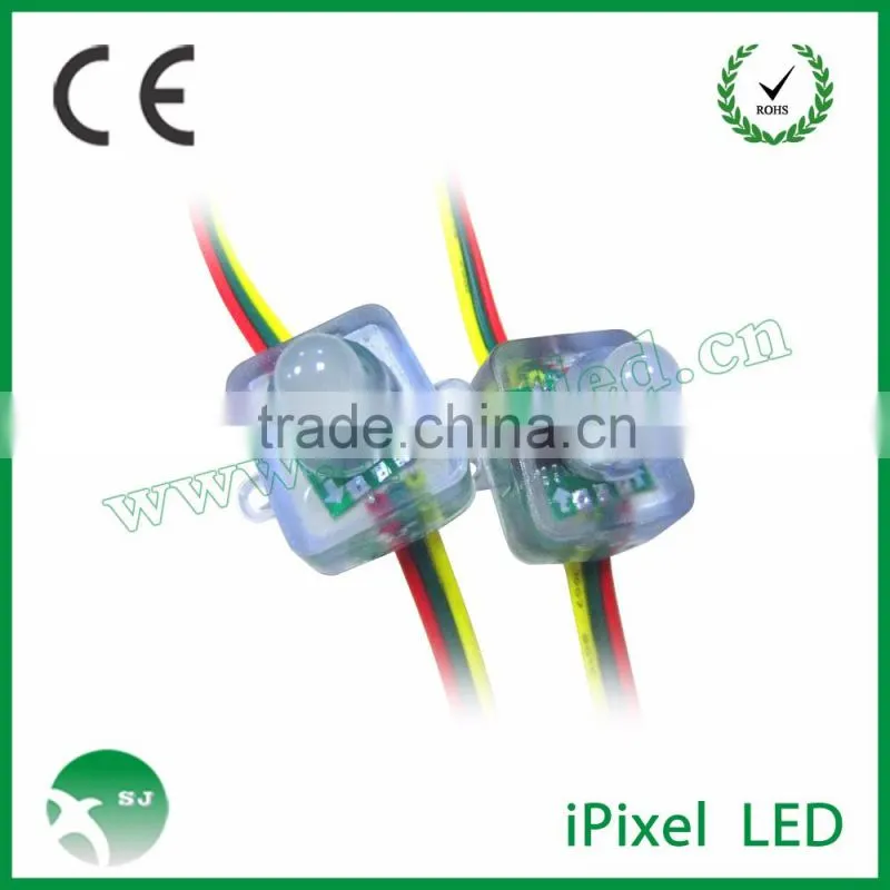 dc5v 12mm flat smart pixel addressable rgb led string