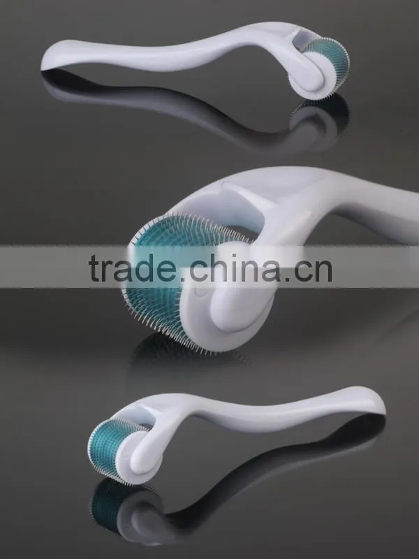 PREMIUM Derma Roller - 1.0 mm 540 Needles High Quality Surgical Stainless Steel Microneedle Roller for Face and Body