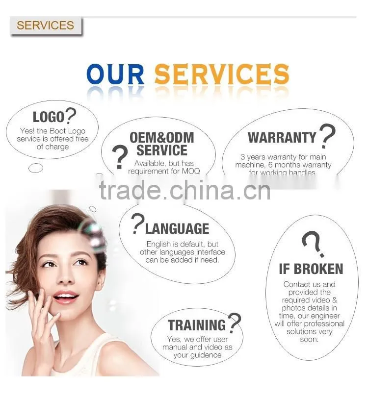 2016 Alibaba express scar repair beauty equipment Fractional CO2 Laser with usa imported laser tube