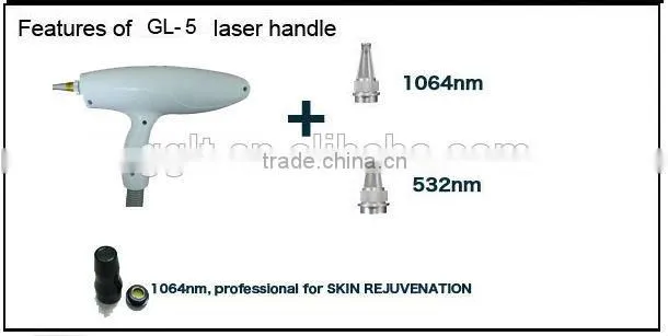 Professional Q switched nd yag best laser tattoo removal machine