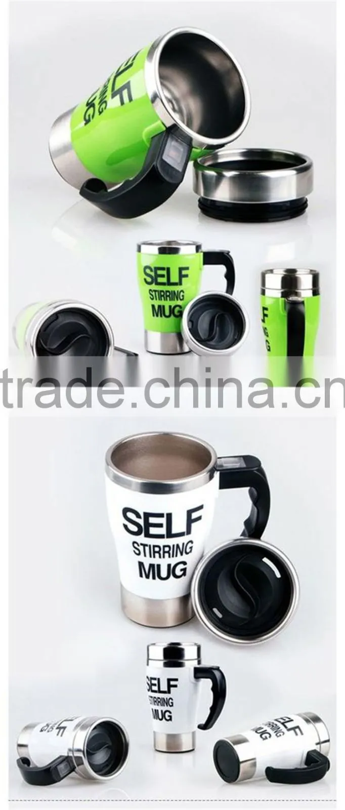 Self Stirring Coffee Mug Wholesale Stainless Steel Coffee Mug Print Thermal Mug