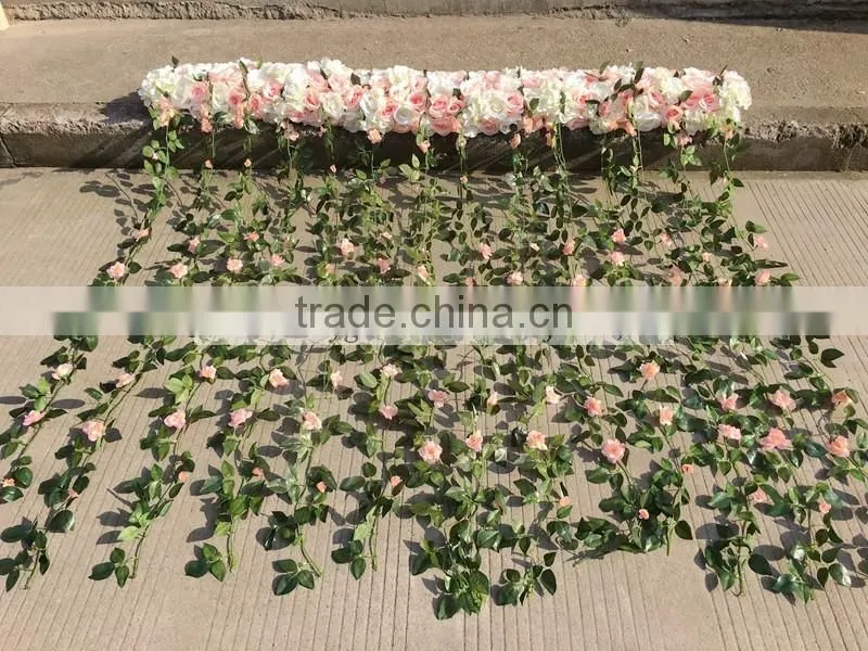 wedding church background haning flower stage backdrop hanging flower wholesale
