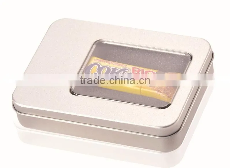 Rigid Chocolate tin box for wholesale