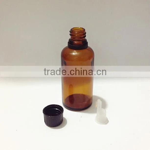 amber glass essential oil bottles