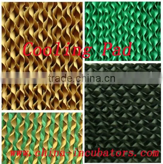 Poultry house evaporative cooling pad