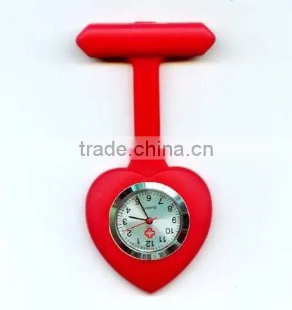 colorful silicon rubber nurse watch