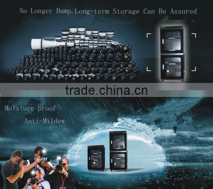 Humidity Control Photography Equipment Camera Lens Storage Cabinet