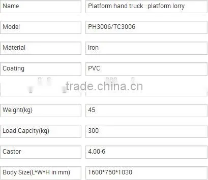 Hand pallet truck platform hand truck hand pallet truck