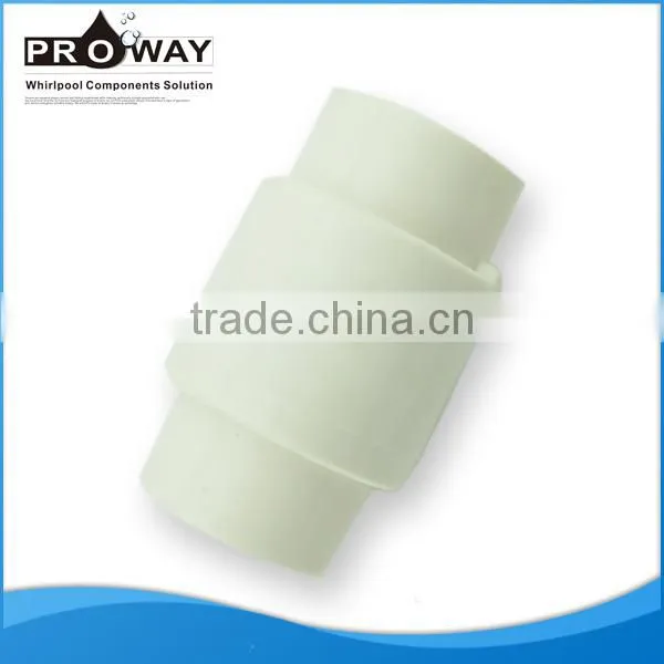 Black PVC bath feet M12 adjustable feet Round plastic foot
