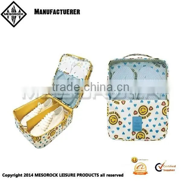 2016 New design waterproof nylon portable shoes storage travel bag