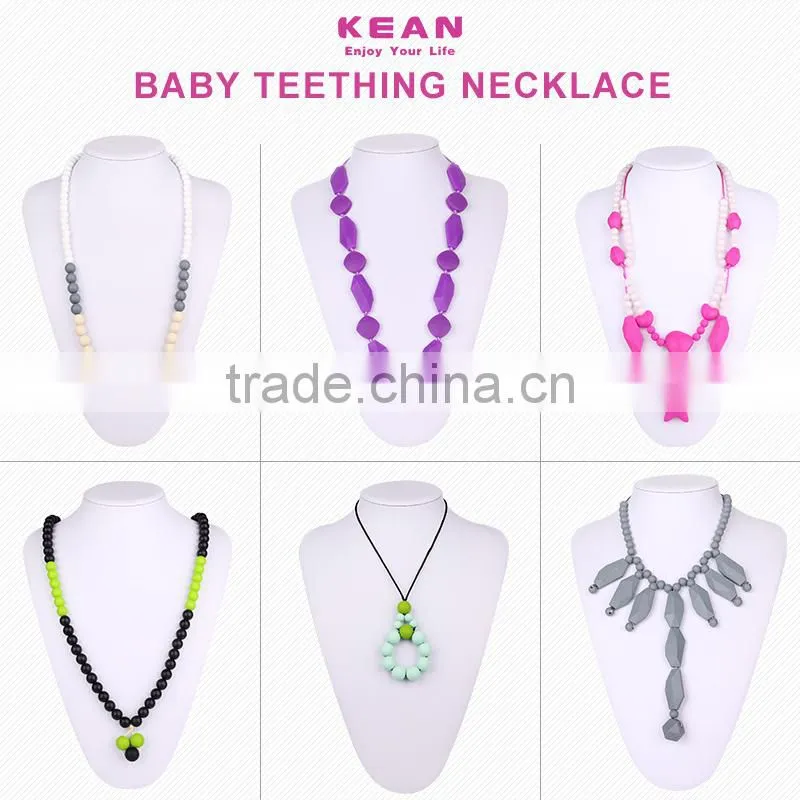 100% Non-Toxic Handmade Cool Jewellery Teething Necklace For Babies