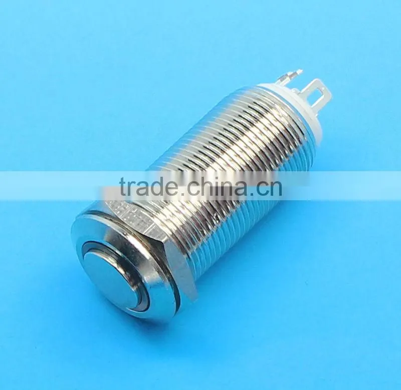 12mm illuminated push button switch